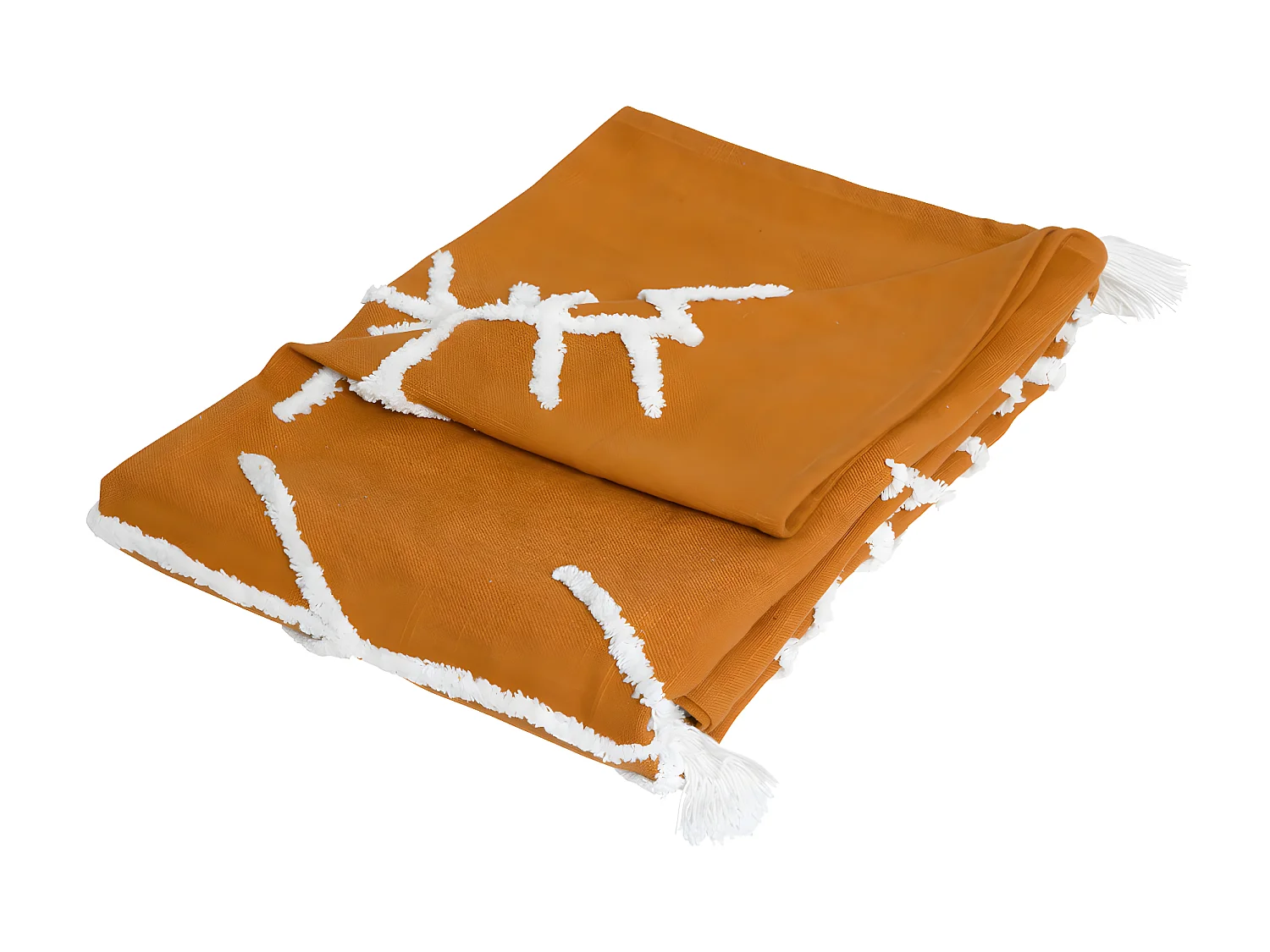 Colcha de cama con motivos étnicos 180 x 130 cm