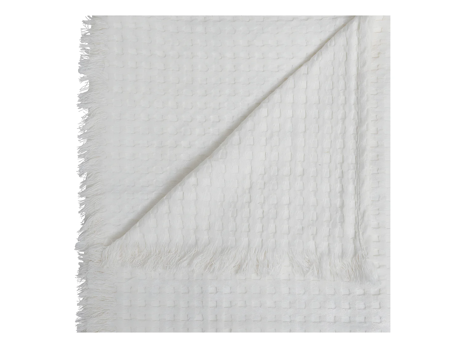 Colcha de cama de panal de abeja 180 x 130 cm