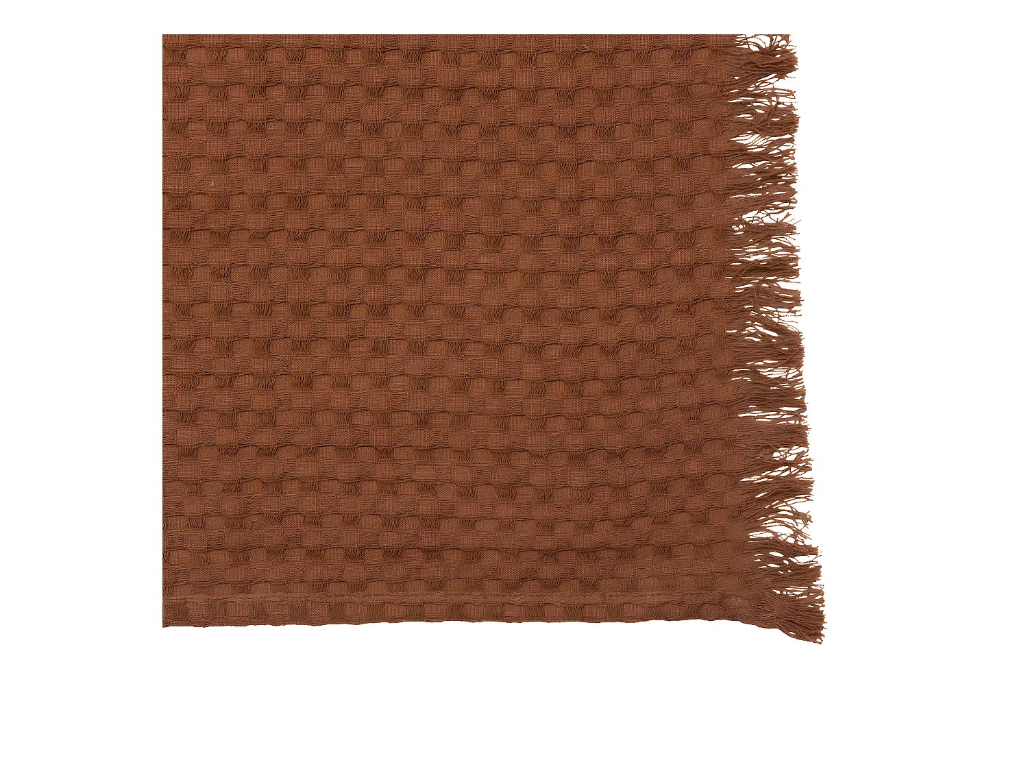 Bienenwaben-Bettüberwurf 180 x 130 cm