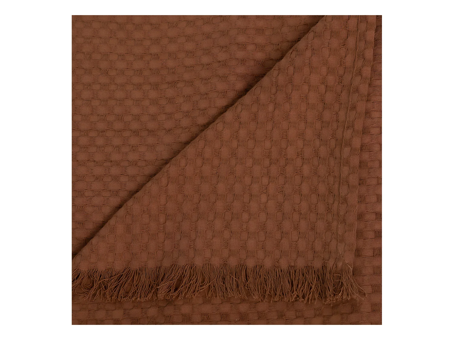 Bienenwaben-Bettüberwurf 180 x 130 cm