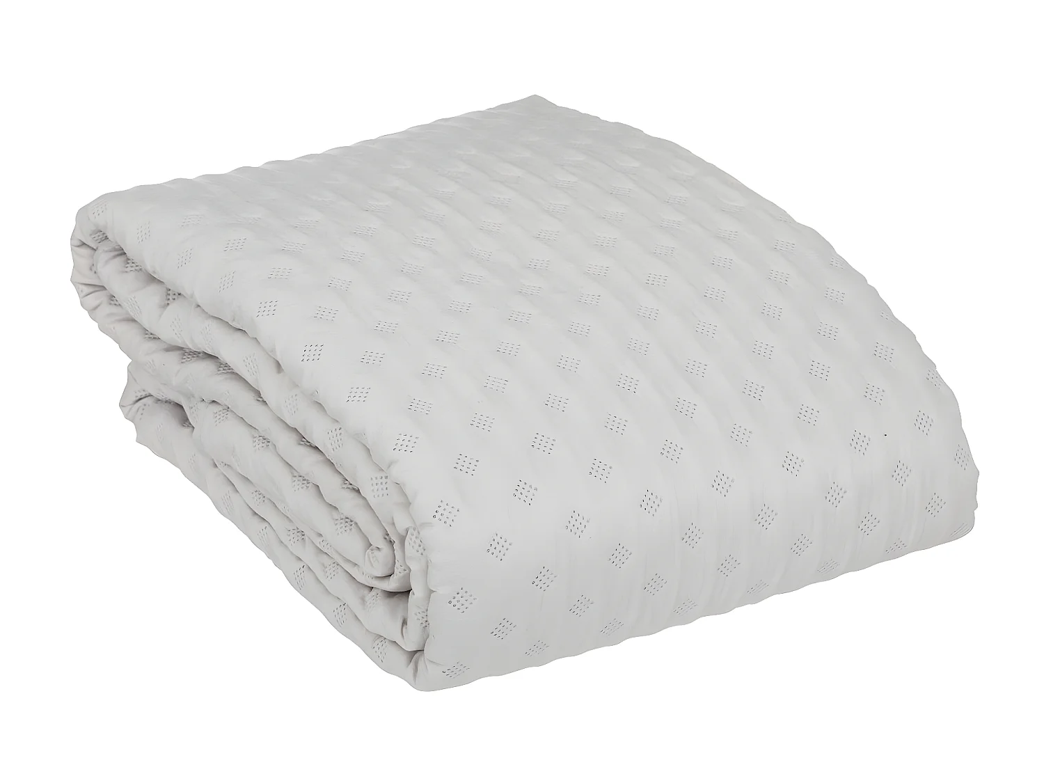 Dessus de lit Beige Lin 240 x 260 cm avec 2 Taies