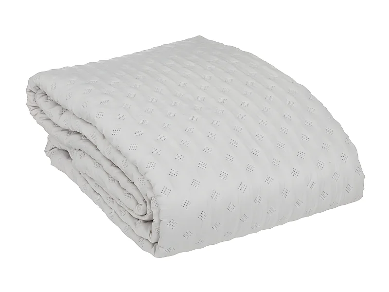 Dessus de lit Beige Lin 240 x 260 cm avec 2 Taies