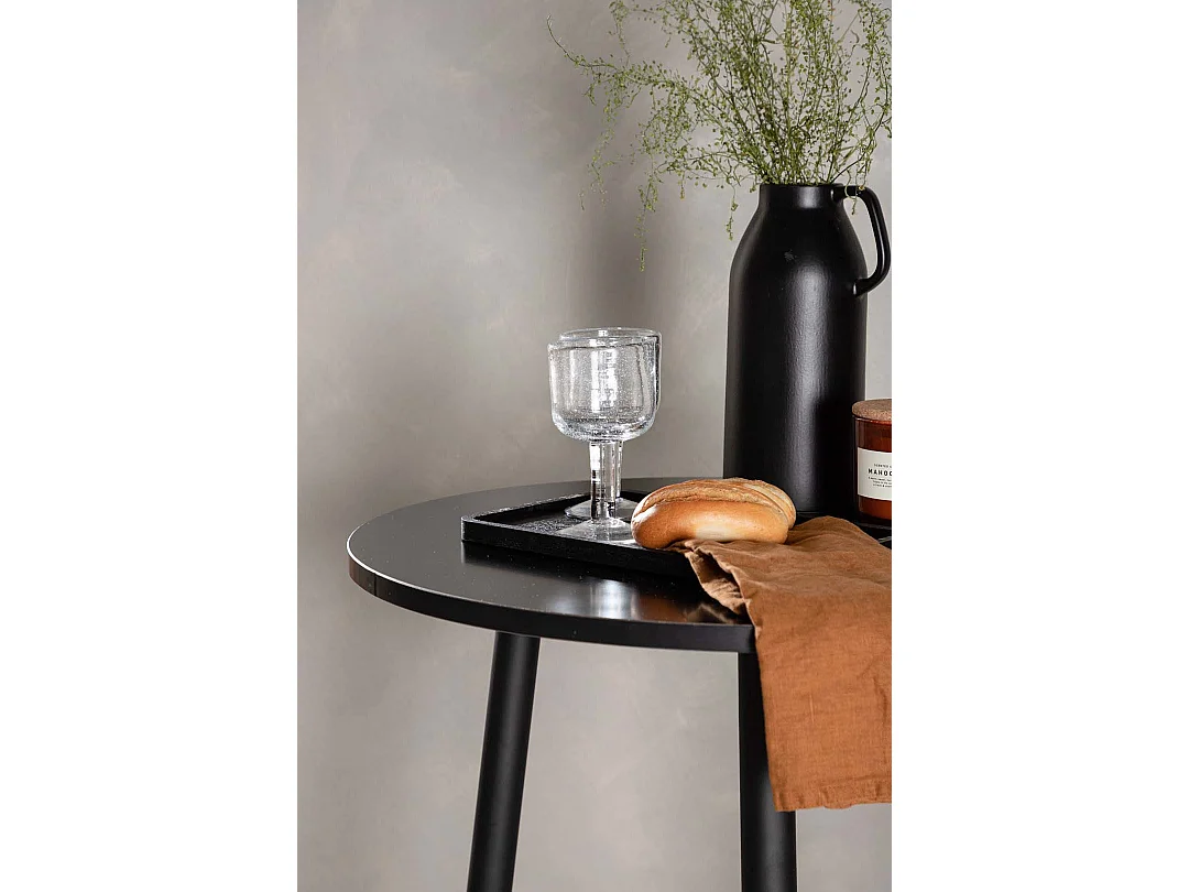 Table de Bar Design "Plaza" 70cm Noir