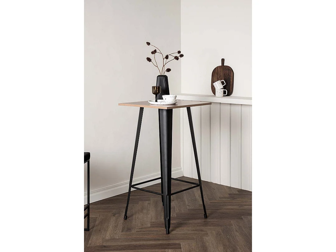 Table de Bar "Tempe" 105cm Noyer