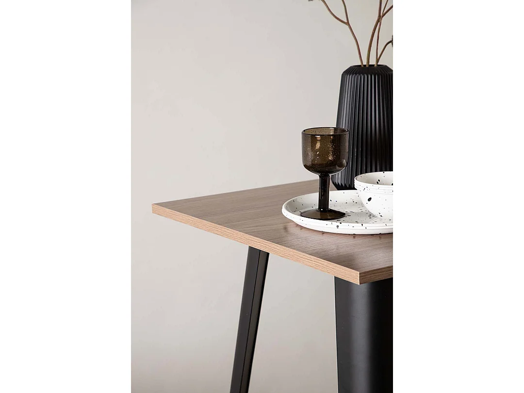 Table de Bar "Tempe" 105cm Noyer