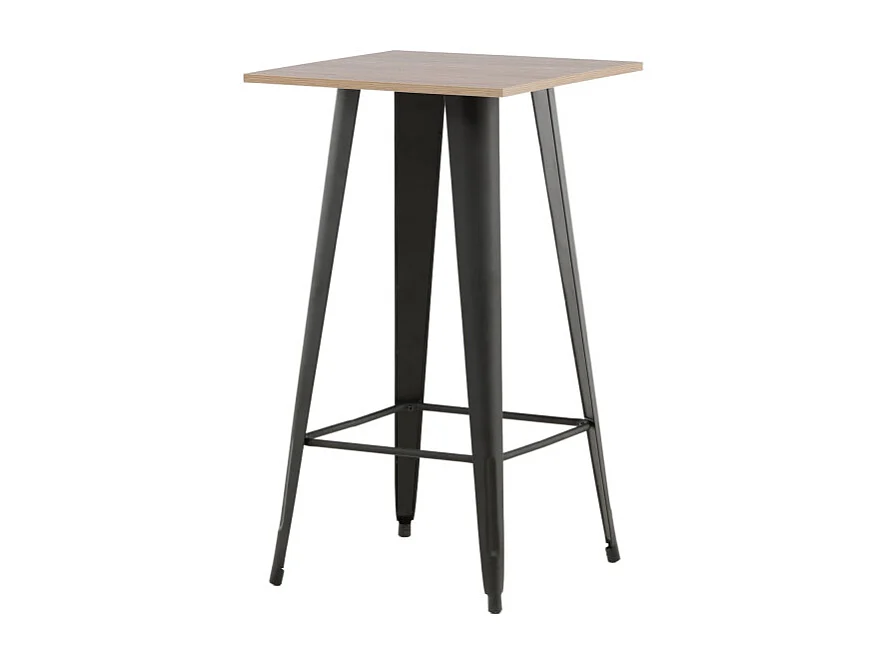 Table de Bar "Tempe" 105cm Noyer