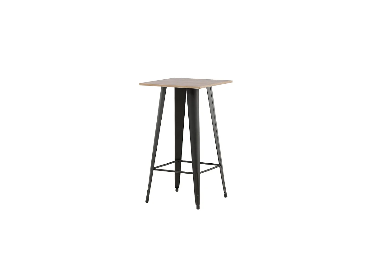 Table de Bar "Tempe" 105cm Noyer