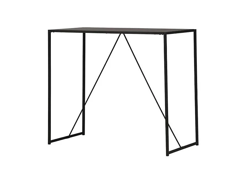 Table de Bar "Brea" 120cm Noir