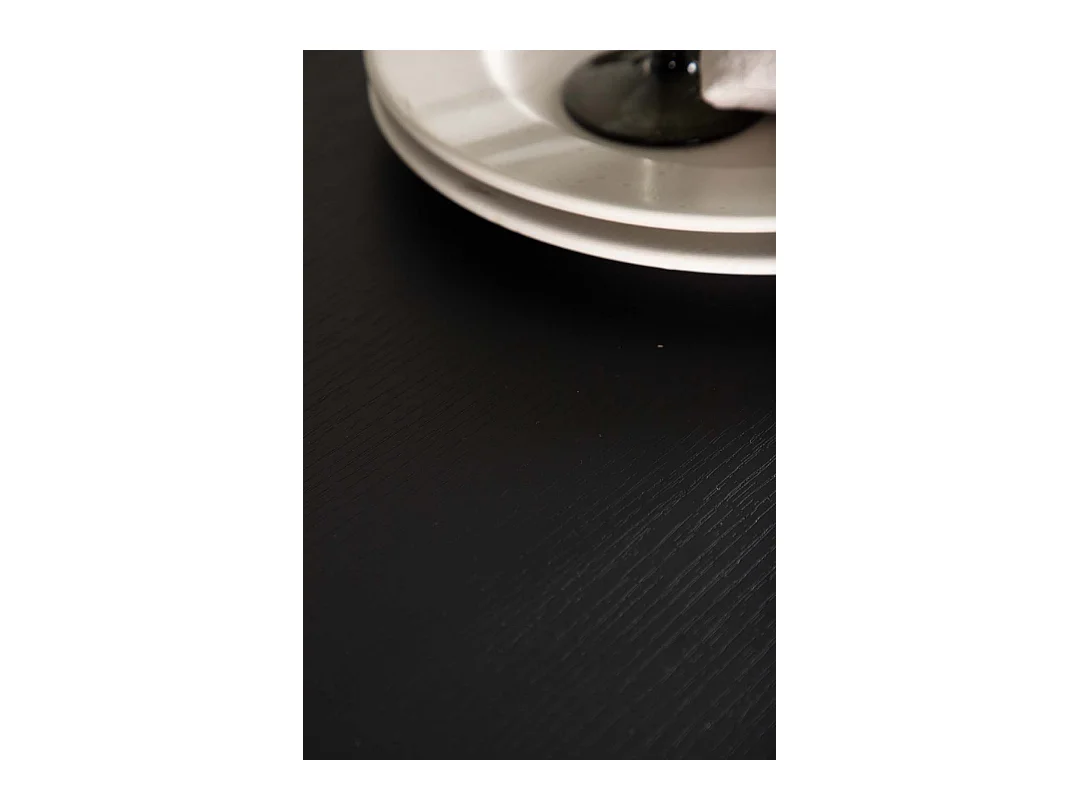 Table de Bar "Brea" 120cm Noir