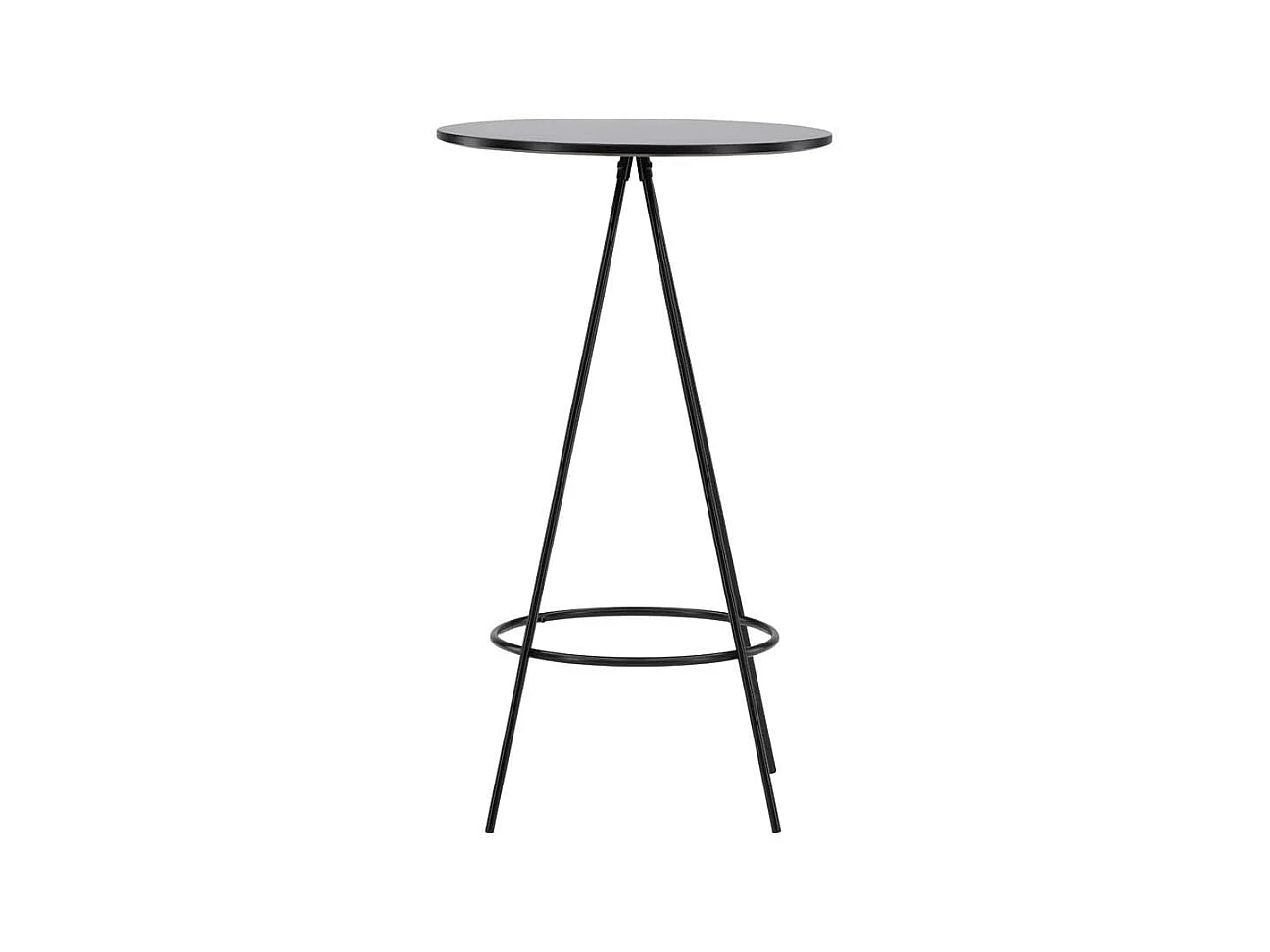 Table de Bar "Bistro" 105cm Noir