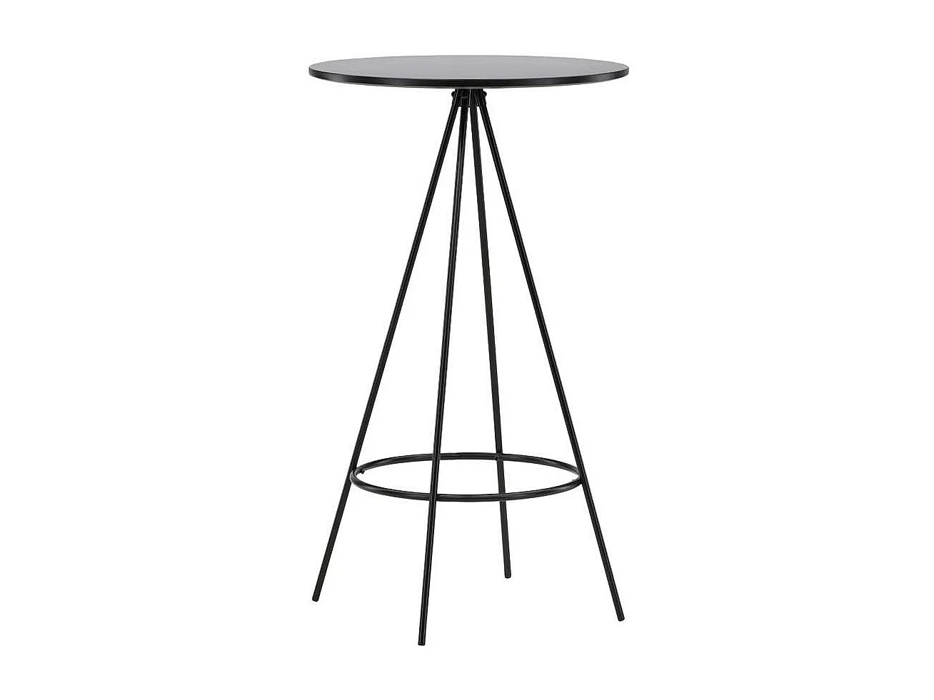 Table de Bar "Bistro" 105cm Noir