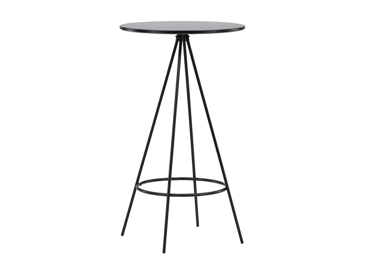 Table de Bar "Bistro" 105cm Noir