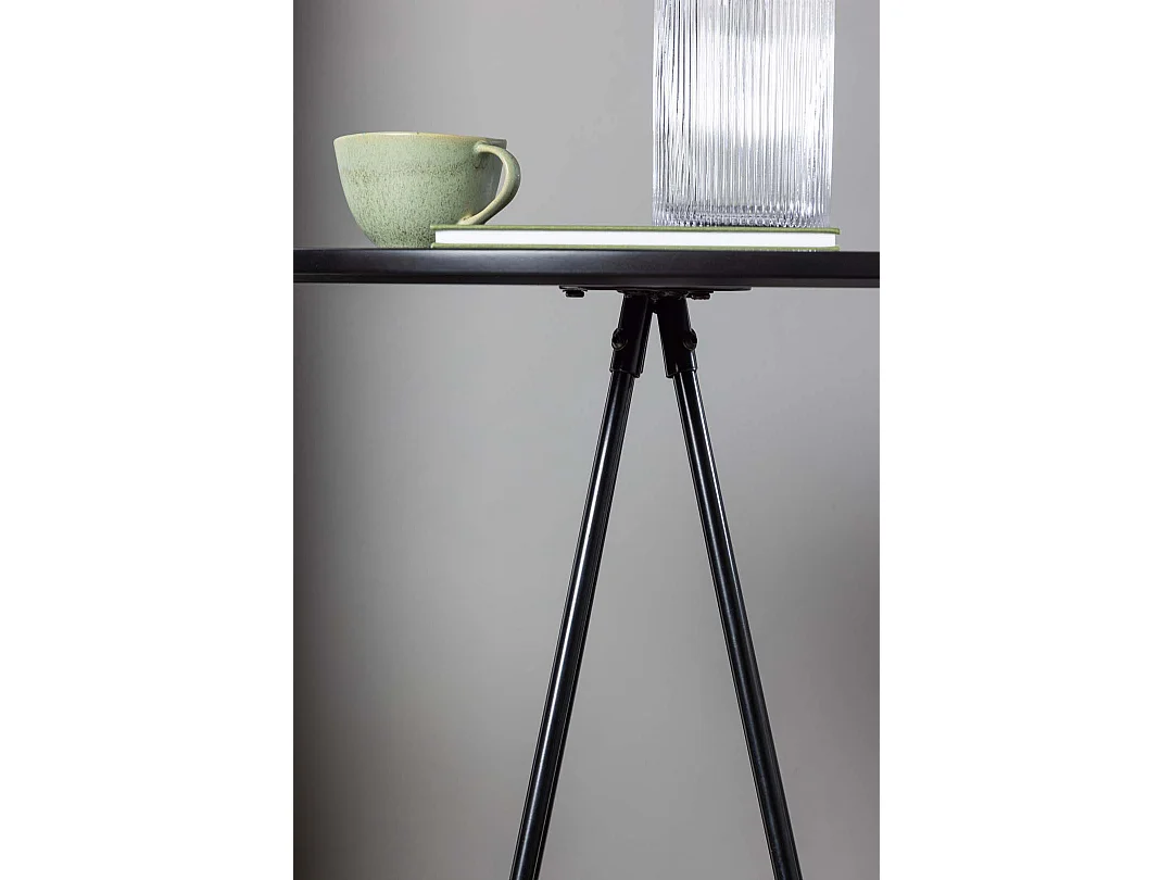 Bistro table de bar Ø60cm noir.
