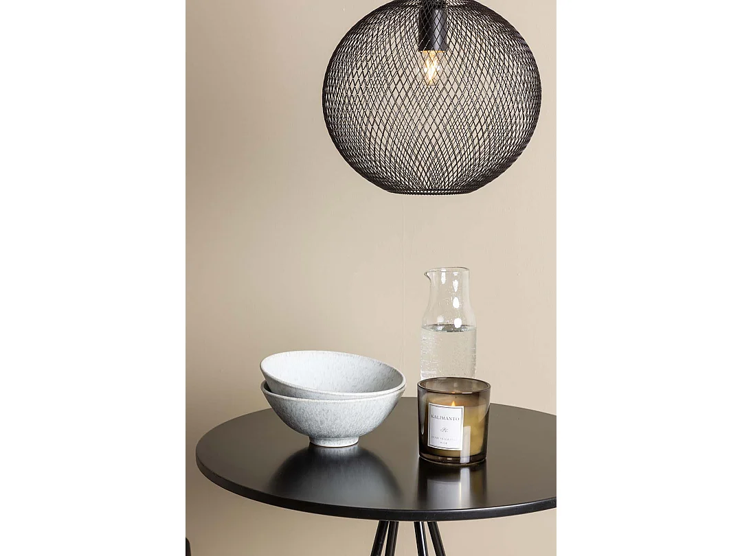 bistro ensemble de meubles de bar table de bar noir et 2 Tempe tabourets de bar noir.