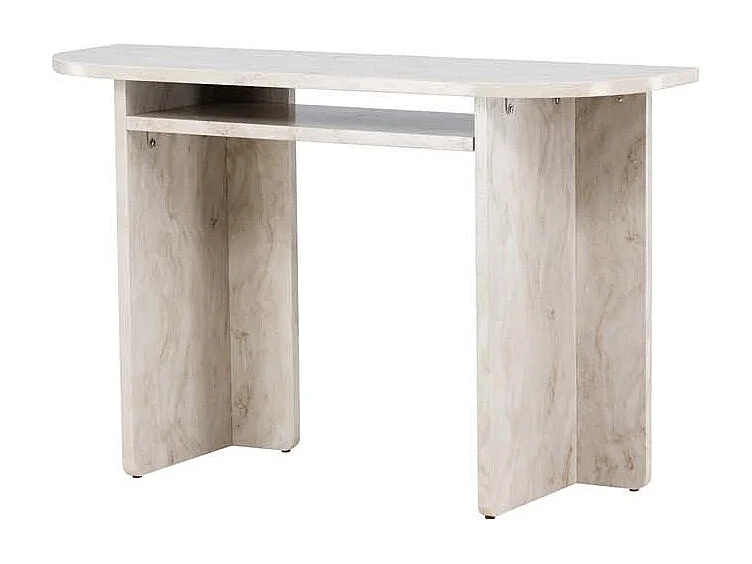 Console Effet Marbre "Alesund" 120cm Beige