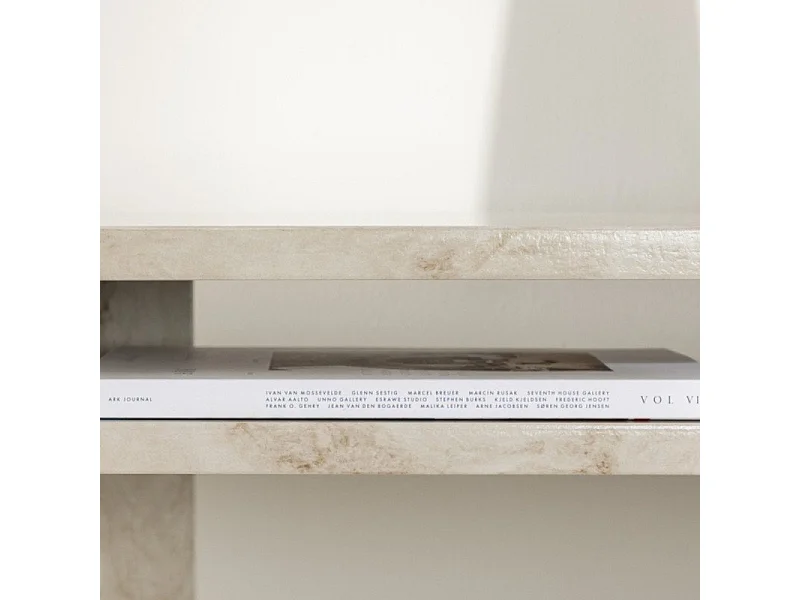 Console Effet Marbre "Alesund" 120cm Beige