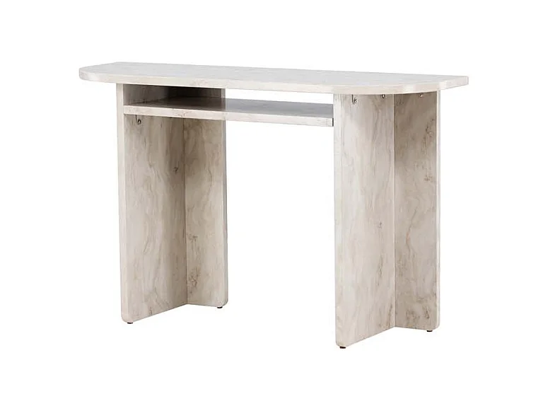 Console Effet Marbre "Alesund" 120cm Beige
