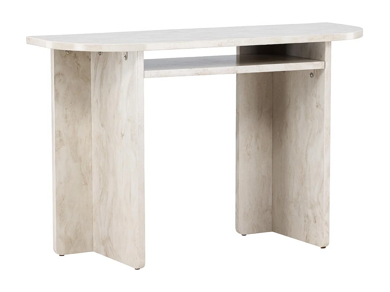 Console Effet Marbre "Alesund" 120cm Beige