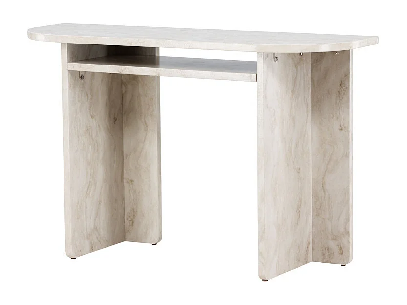 Console Effet Marbre "Alesund" 120cm Beige