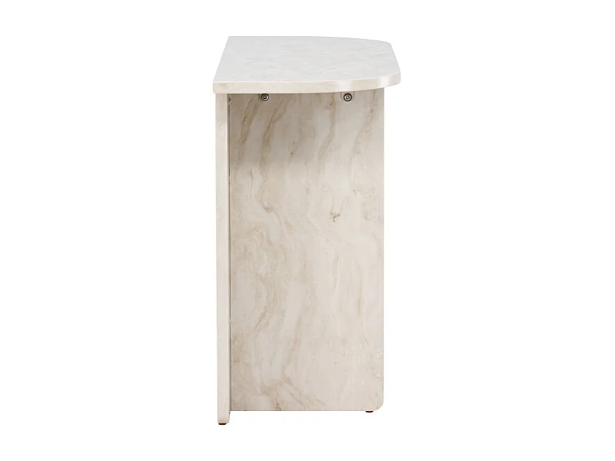 Console Effet Marbre "Alesund" 120cm Beige