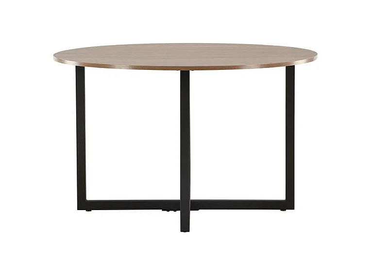 Table à Manger Ronde "Durango" 120cm Noyer