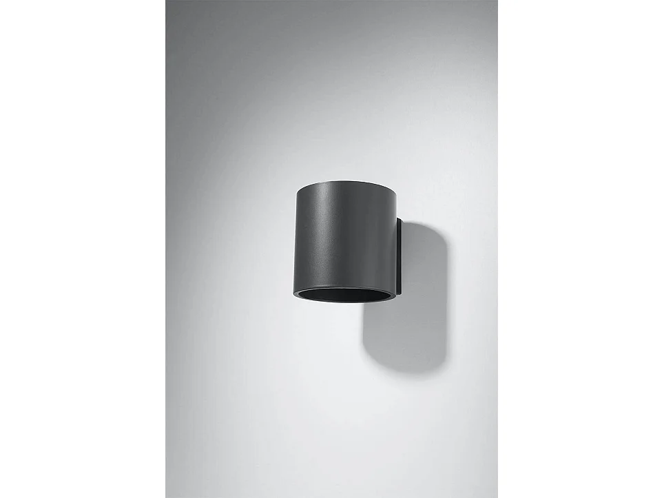 Sollux ORBIS 1 Applique Murale Lumineuse Vers le Bas Anthracite