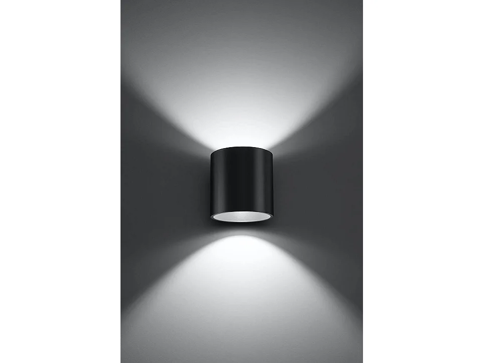 Sollux ORBIS 1 Applique Murale Lumineuse Vers le Bas Anthracite