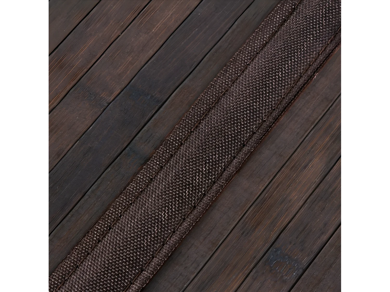 Panier à Linge en Bambou Marron - L40 cm