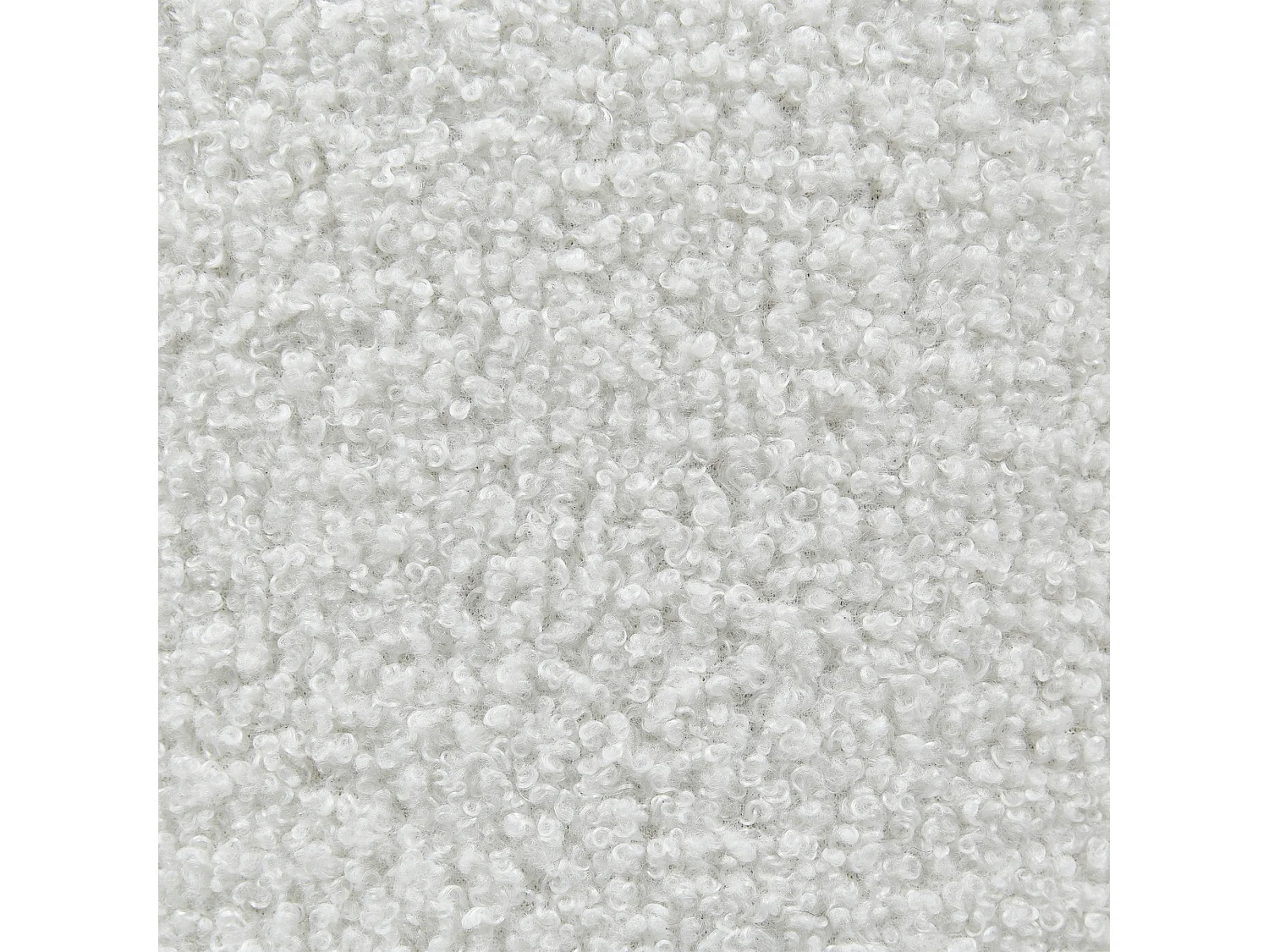 Pouf mit Stauraum MARYLAND Bouclé Cremeweiss 38 cm 38 cm 40 cm