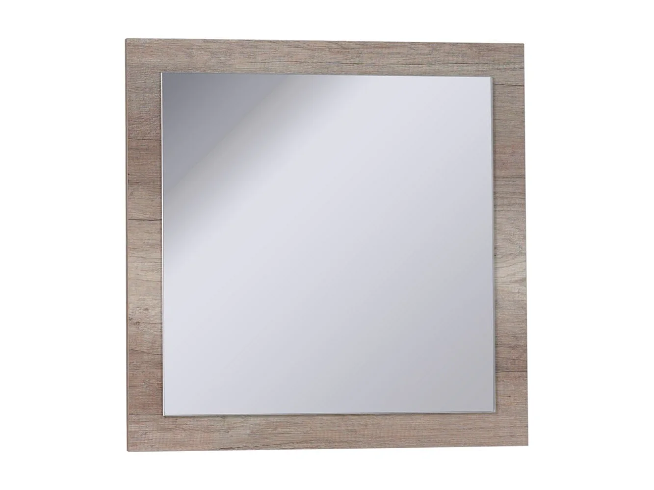 Set von 3 Spiegeln 60x60 cm - Kollektion FARRA - Farbe Eiche Dab Canyon