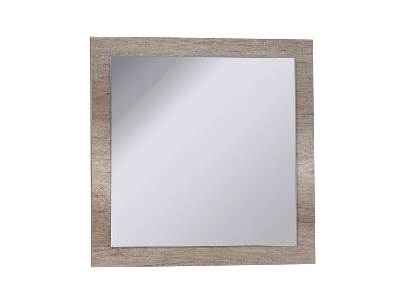 Set van 3 spiegels 60x60 cm - Collectie FARRA - Kleur eiken Dab Canyon