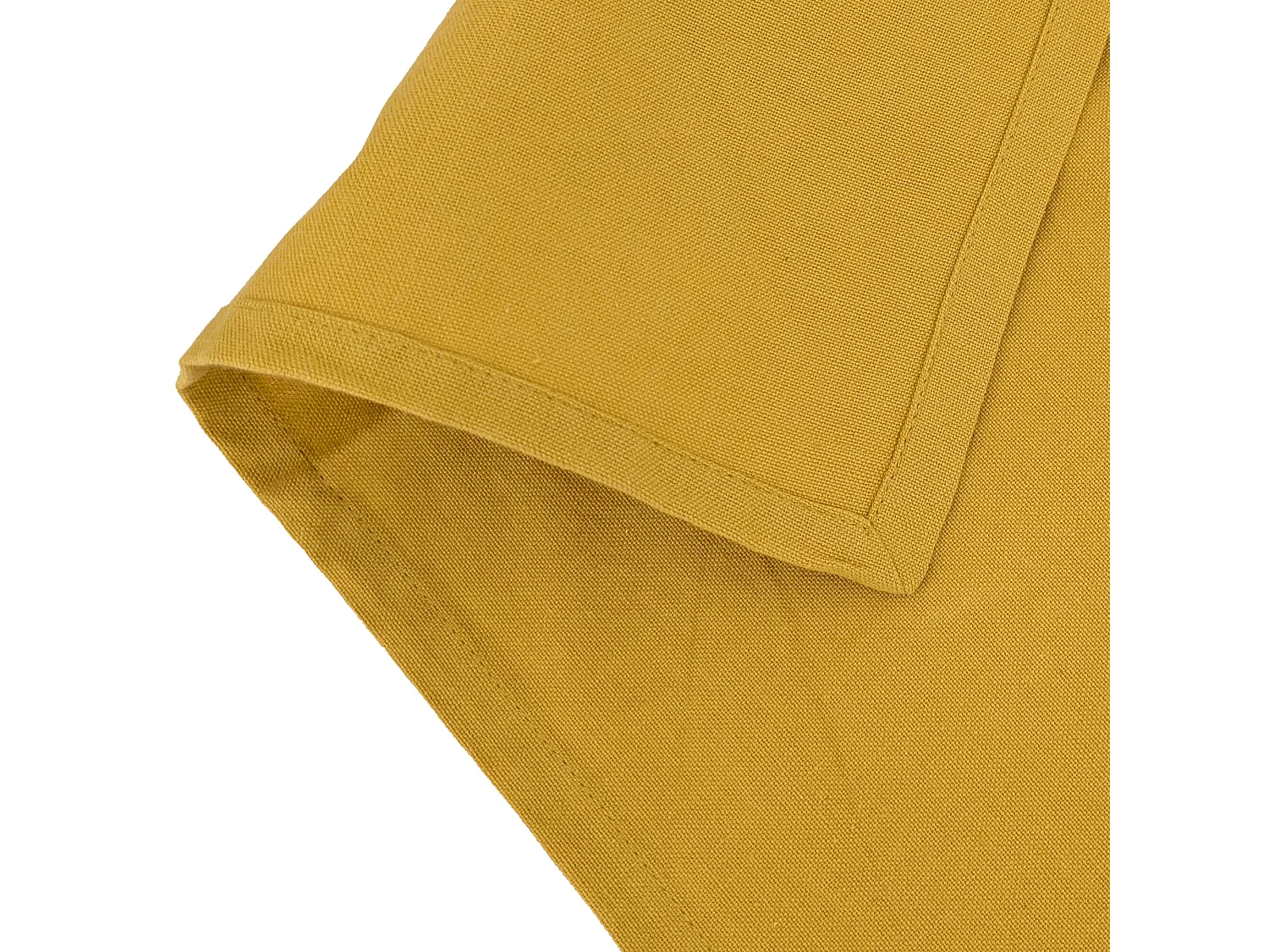 Lot de 6 serviettes de table 45x45 cm collection YUCO coton curry