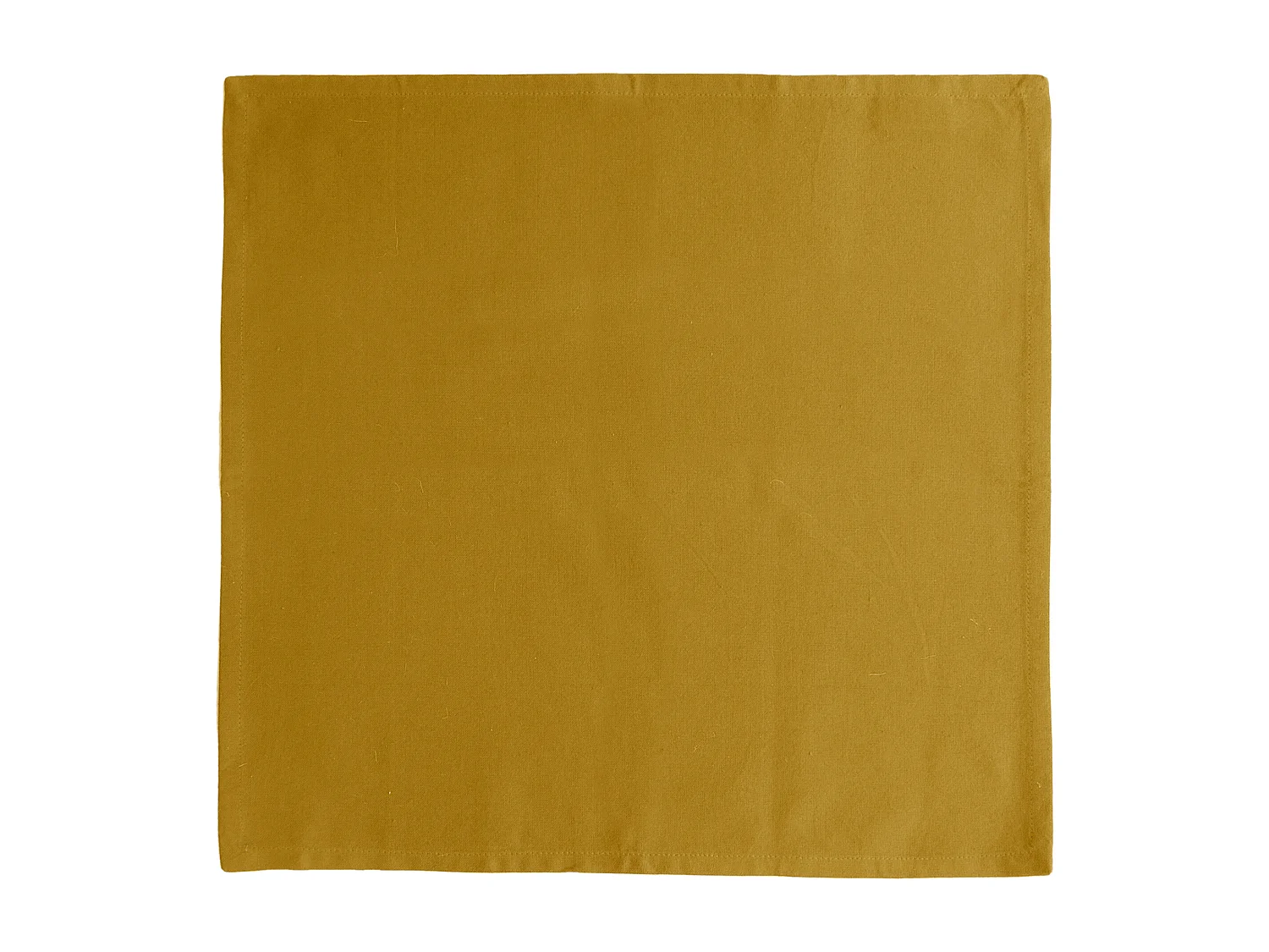 Lot de 6 serviettes de table 45x45 cm collection YUCO coton curry