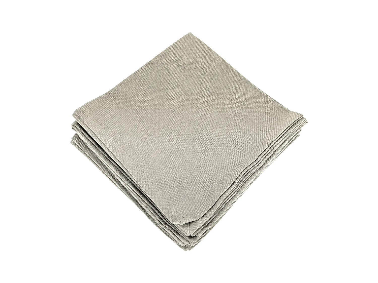 Lot de 6 serviettes de table 45x45 cm YUCO coton naturel