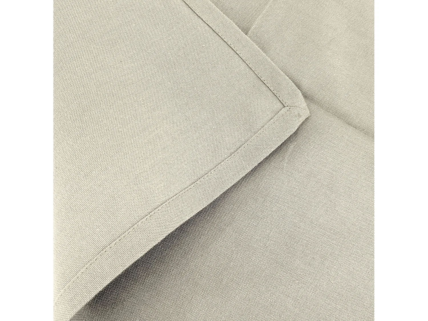 Lot de 6 serviettes de table 45x45 cm YUCO coton naturel