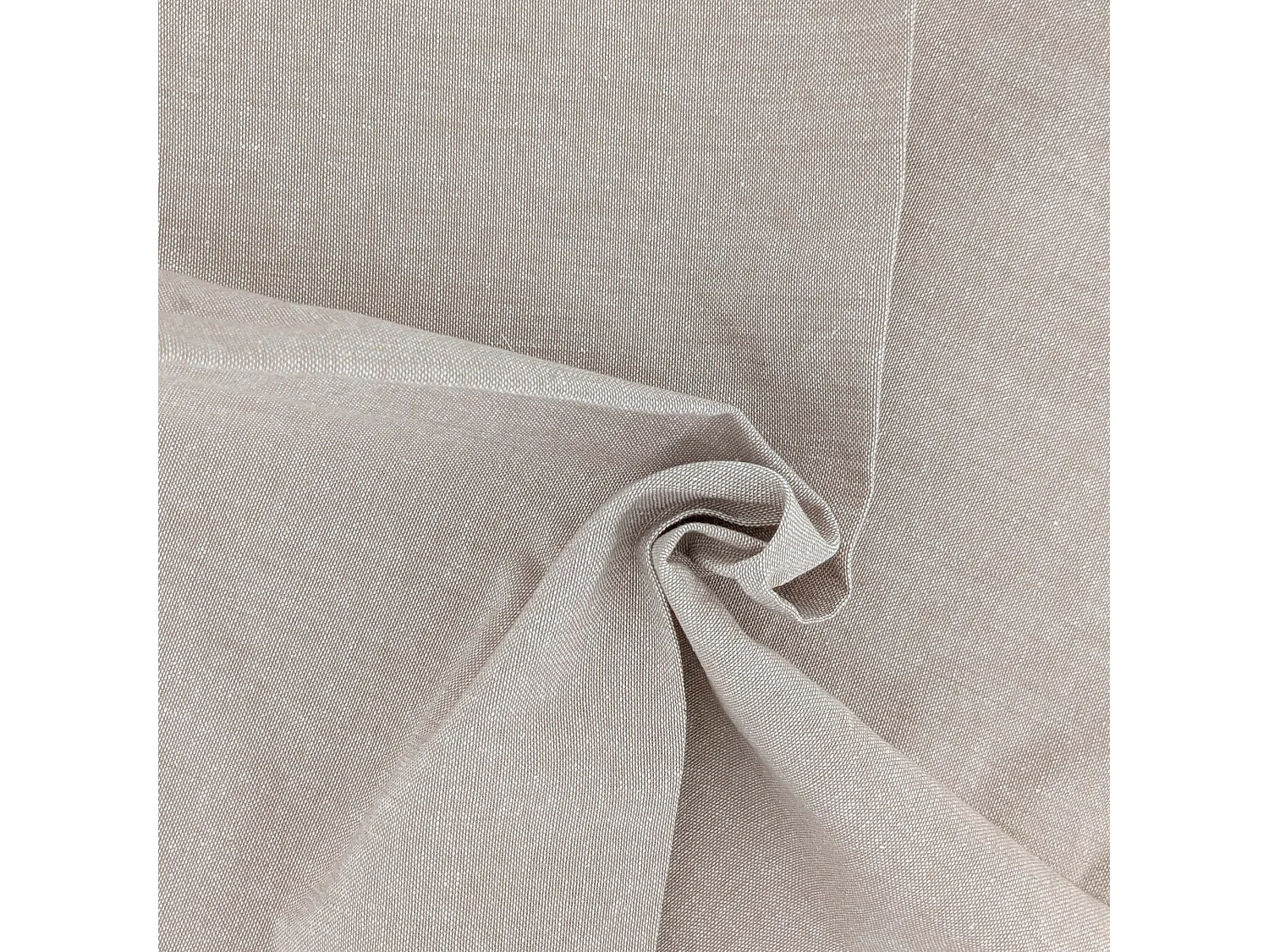 Lot de 6 serviettes de table 45x45 cm YUCO coton chambrey beige