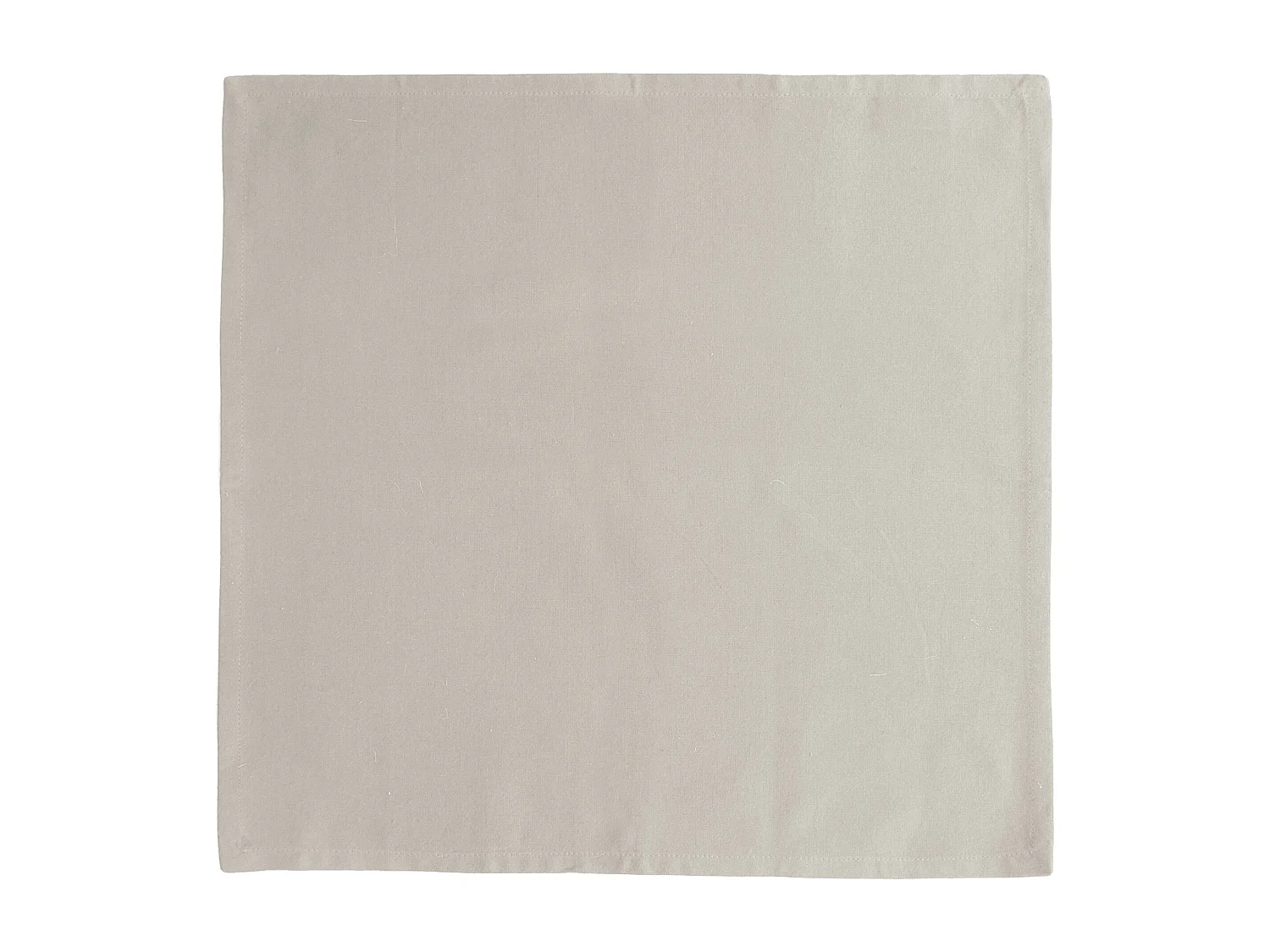 Lot de 6 serviettes de table 45x45 cm YUCO coton chambrey beige
