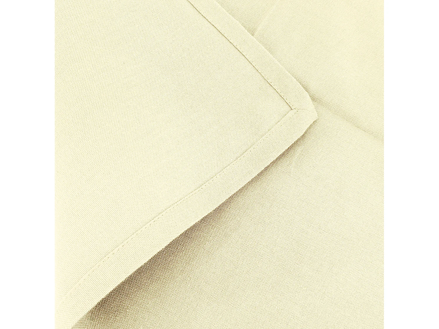 Lot de 6 serviettes de table 45x45 cm collection YUCO coton écru