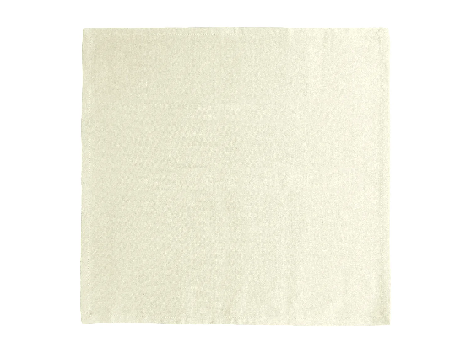 Lot de 6 serviettes de table 45x45 cm collection YUCO coton écru