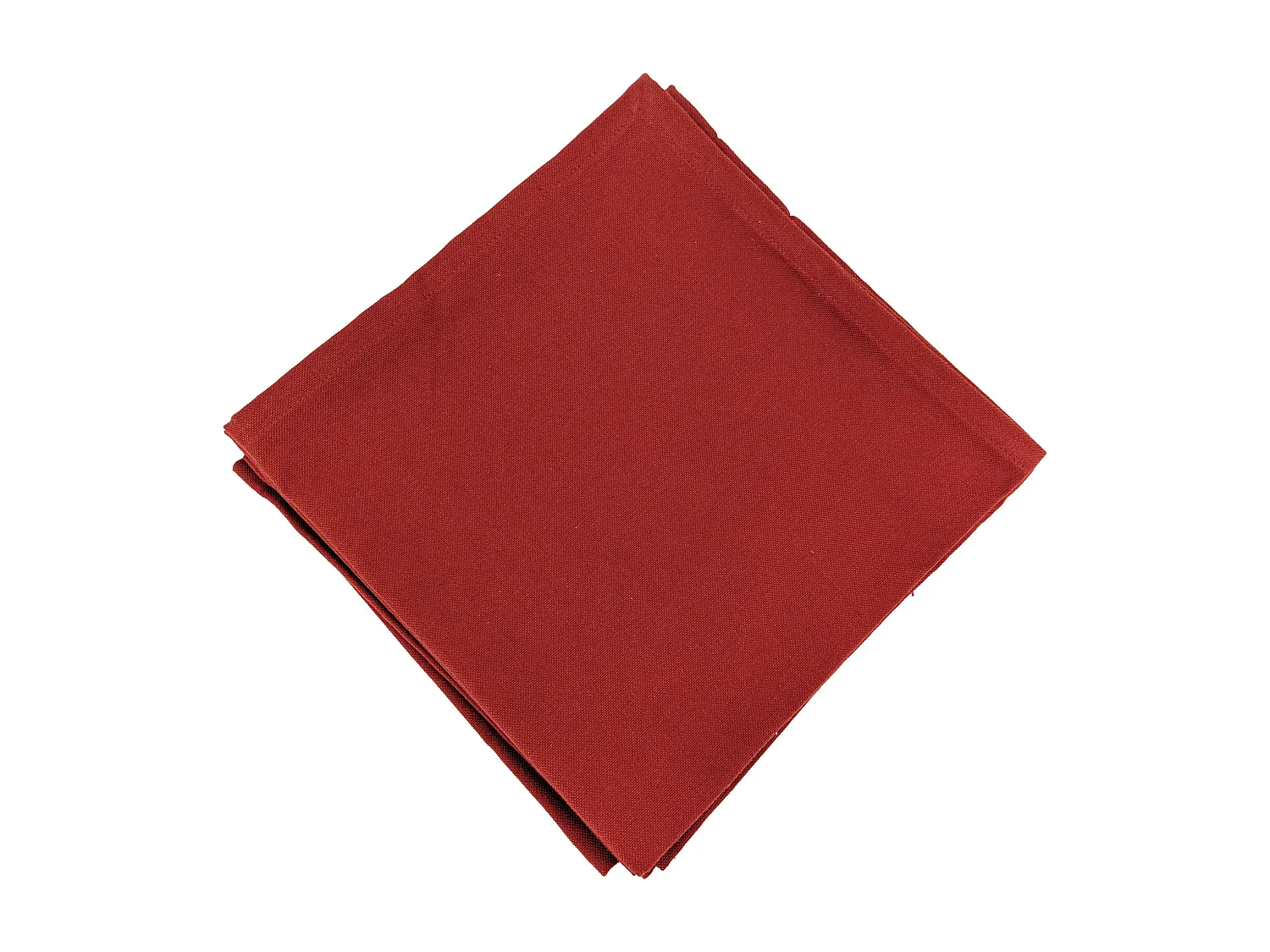Lot de 6 serviettes de table 45x45 cm YUCO coton tomette