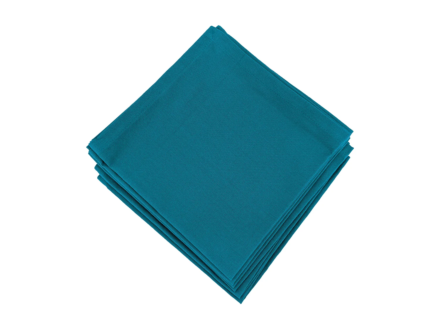 Lot de 6 serviettes de table 45x45 cm collection YUCO coton jade