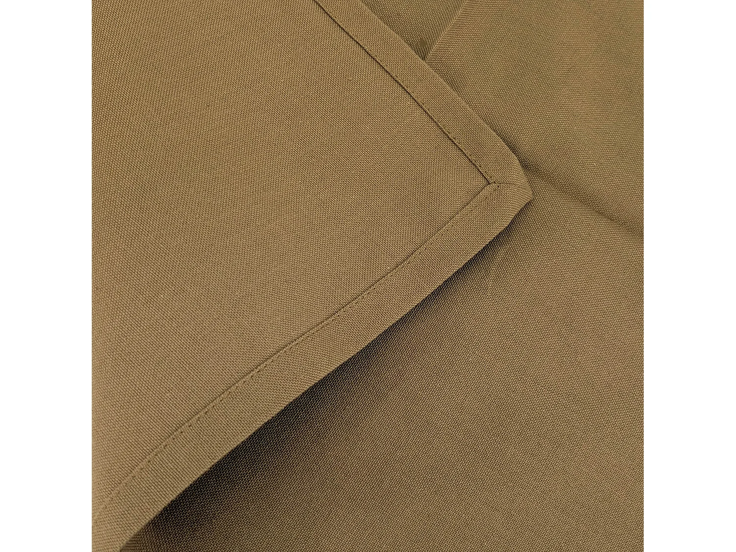 Lot de 6 serviettes de table 45x45 cm YUCO coton cognac