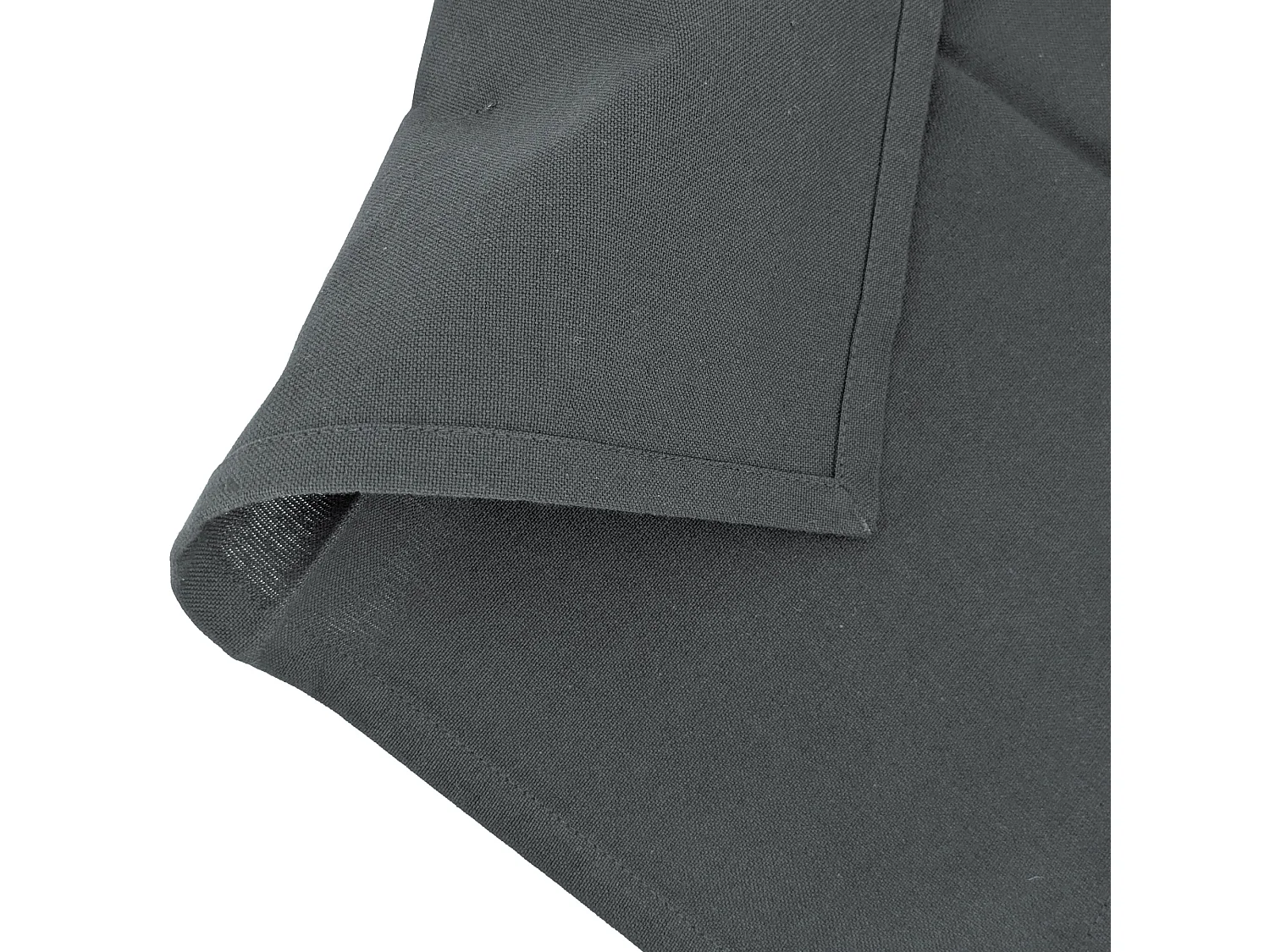 Lot de 6 serviettes de table 45x45 cm YUCO coton anthracite