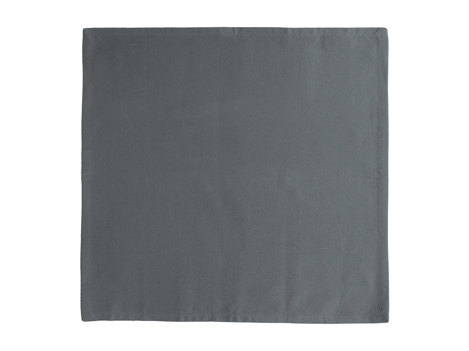 Lot de 6 serviettes de table 45x45 cm YUCO coton anthracite