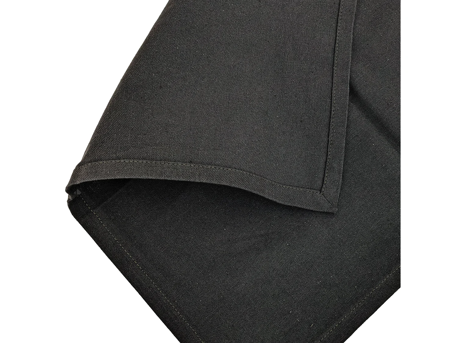 Lot de 6 serviettes de table 45x45 cm YUCO coton basalte