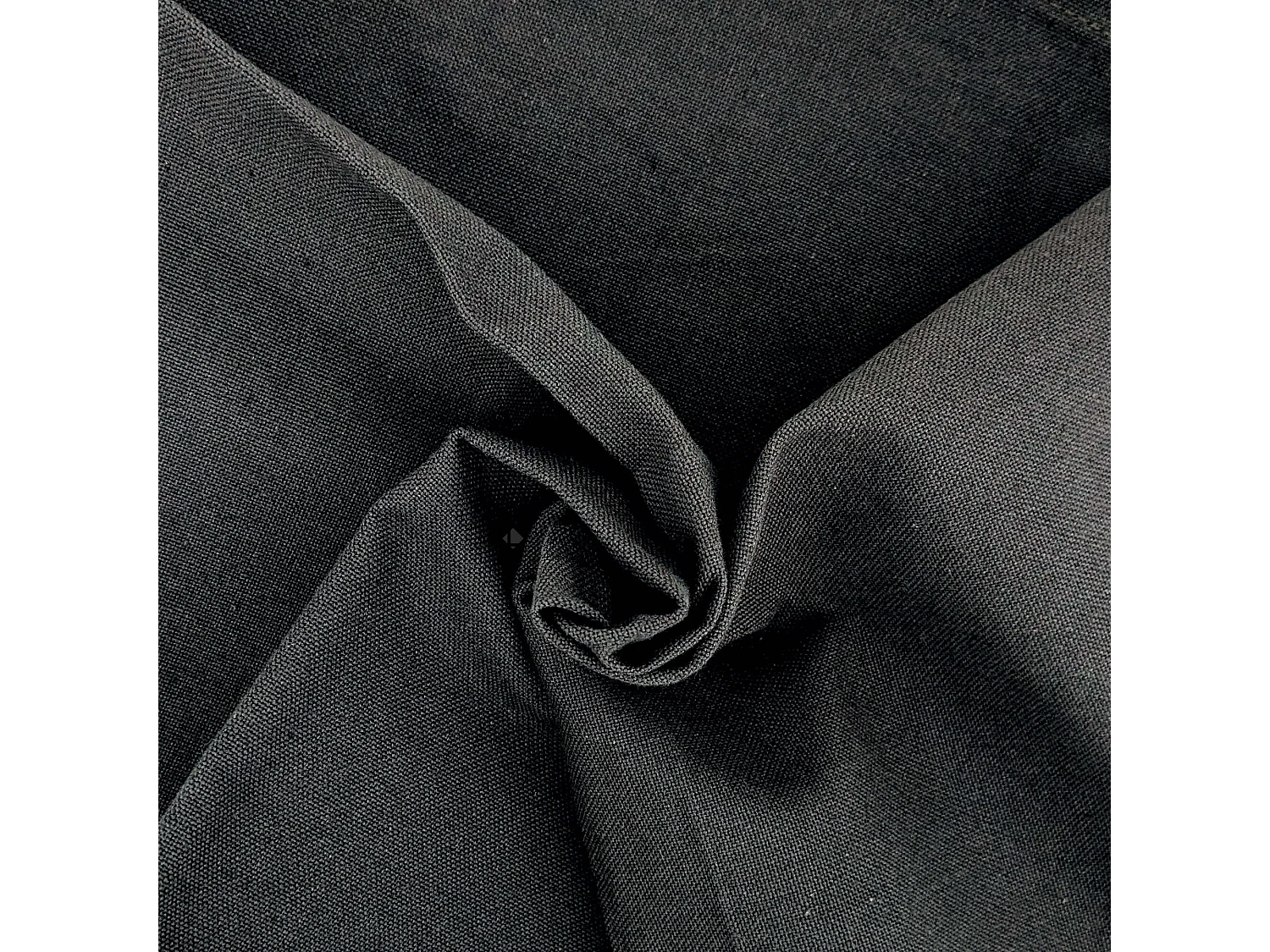 Lot de 6 serviettes de table 45x45 cm YUCO coton basalte