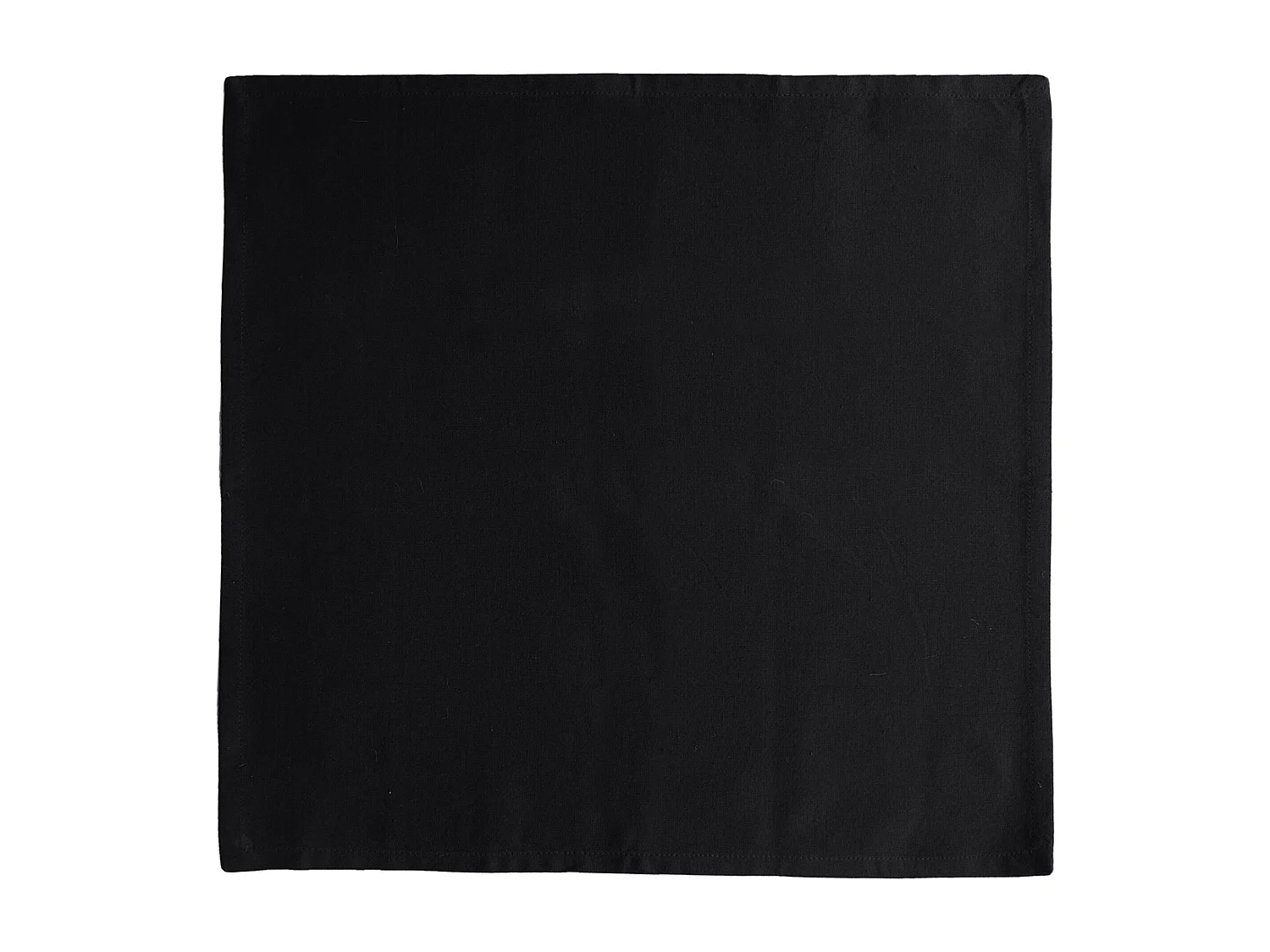 Lot de 6 serviettes de table 45x45 cm YUCO coton basalte