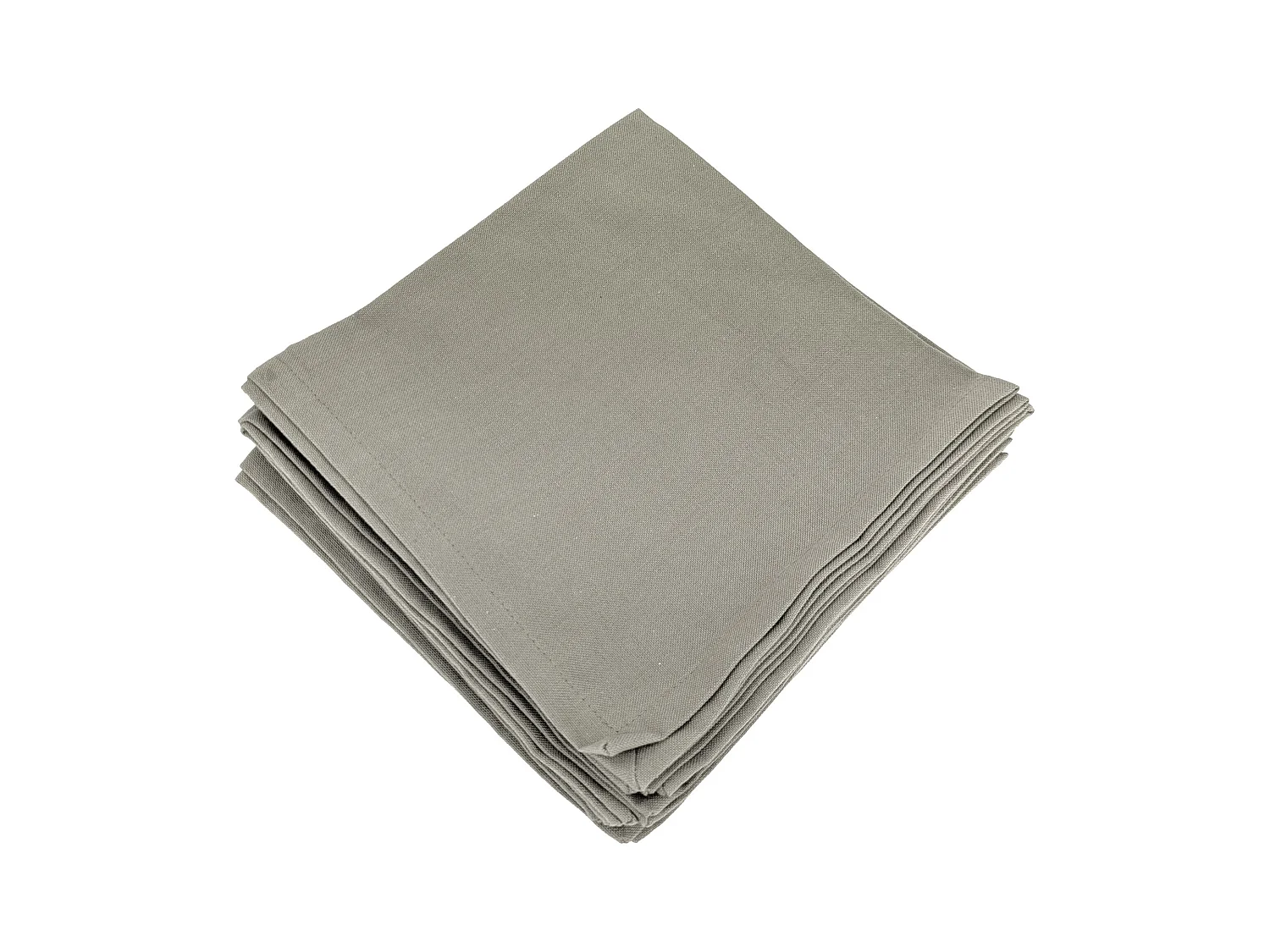 Lot de 6 serviettes de table 45x45 cm collection YUCO coton lin