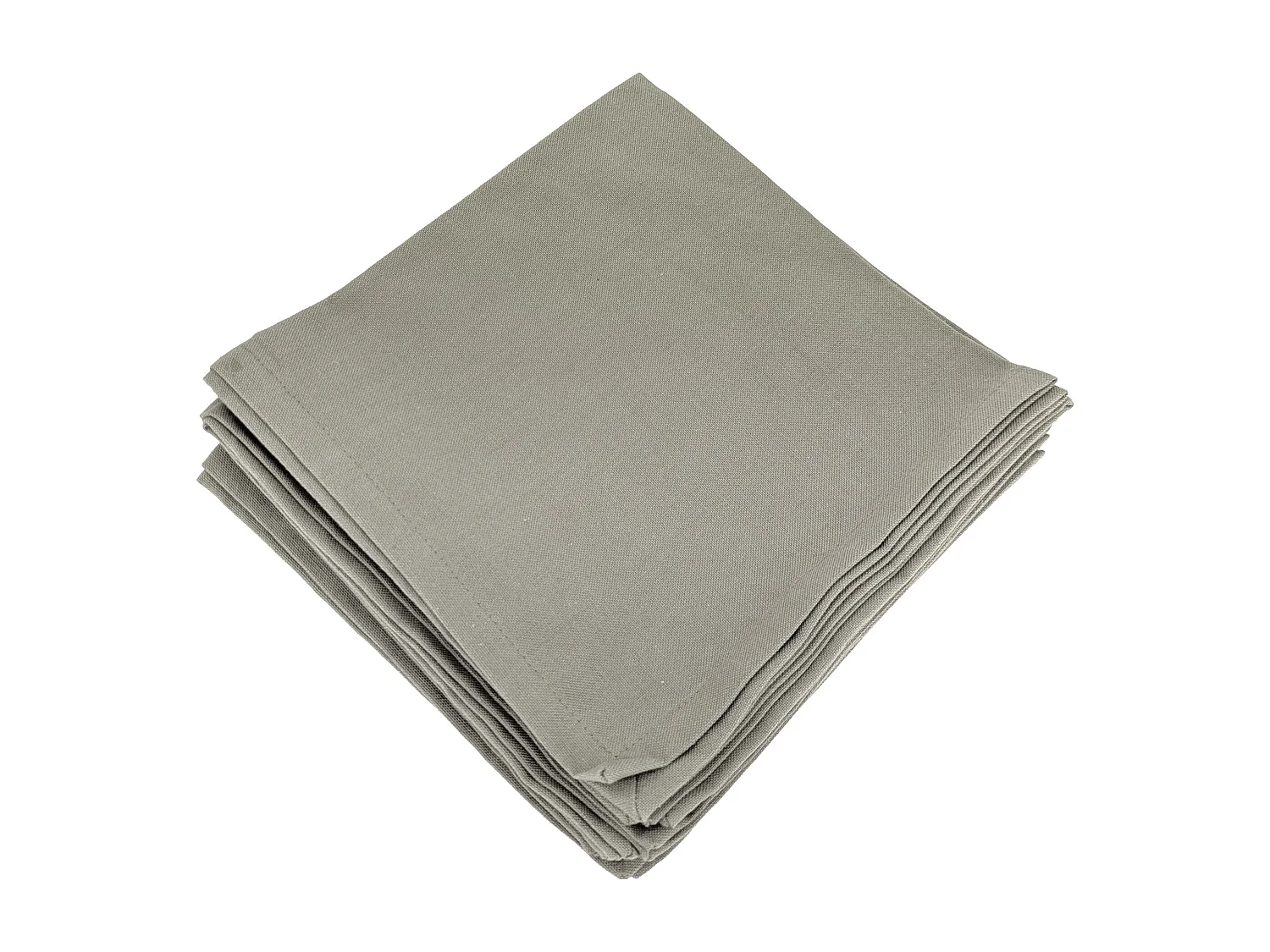 Lot de 6 serviettes de table 45x45 cm collection YUCO coton lin
