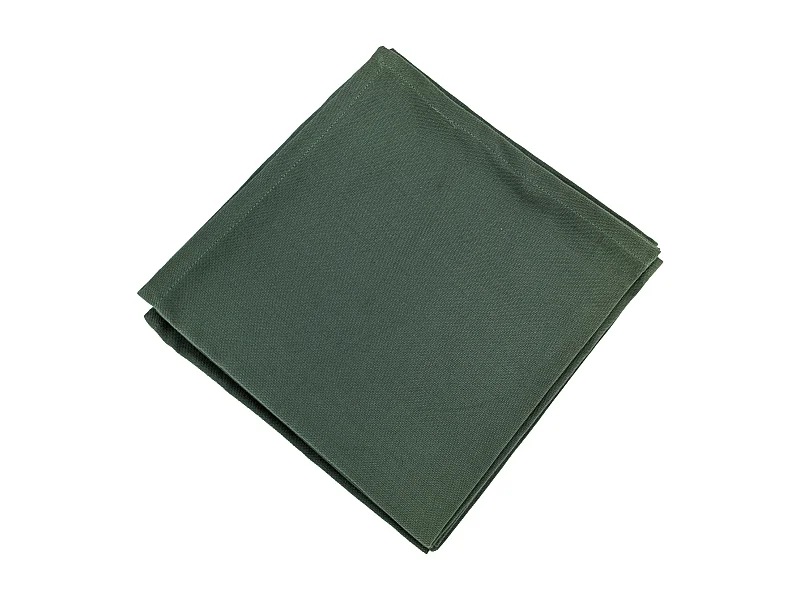 Lot de 6 serviettes de table 45x45 cm collection YUCO coton cèdre